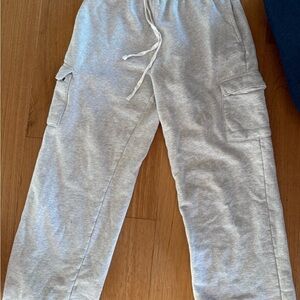 Brandy Melville Gray Joggers with Relaxed Fit